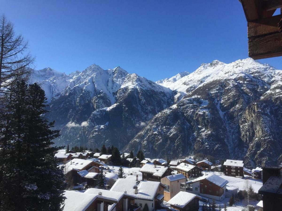 Haus Gentiana A Apartment Grachen Bagian luar foto